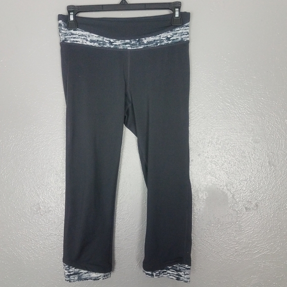 Champion Gray Multicolor banded Duo Dry Leggings - Picture 1 of 4